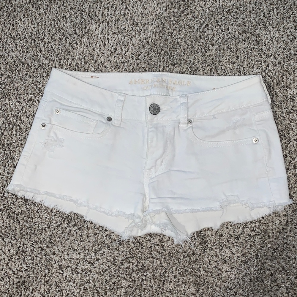 American Eagle White Shorts